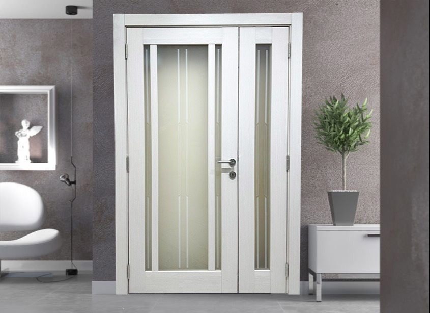 Sobna vrata - Dvokrilna krema