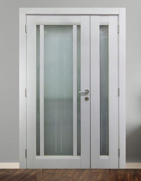 Sobna vrata dvokrilna sneg bela