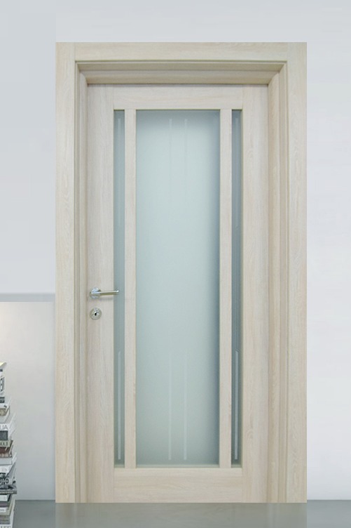 Sobna vrata - Stilski hrast sa staklom